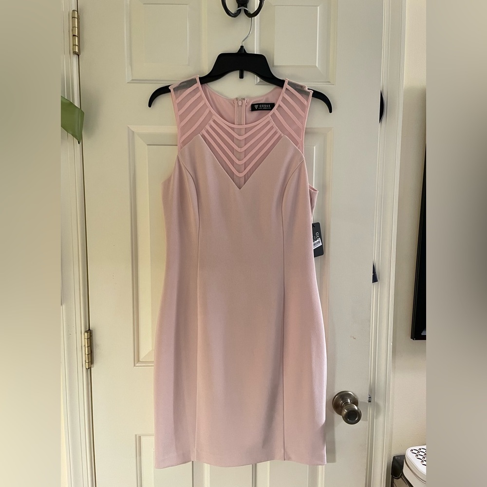 Pink Sleeveless Guess Dress